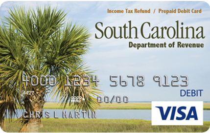 South Carolina Income Tax Refund Prepaid Debit Card