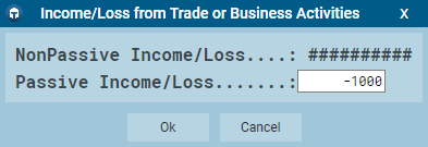 Desktop - Why Isn't the Loss from a K-1 Being Included in the Income