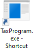 Desktop shortcut