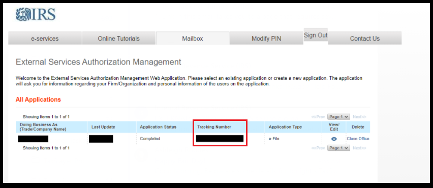 locating-your-irs-tracking-number-from-irs-e-services-support