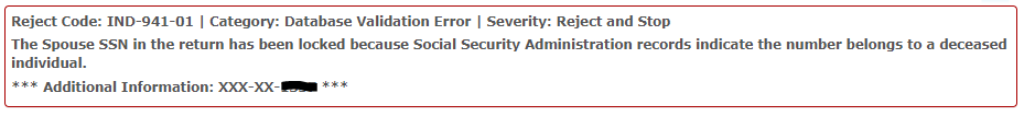 irs-reject-code-ind-901-and-ind-941-01-support